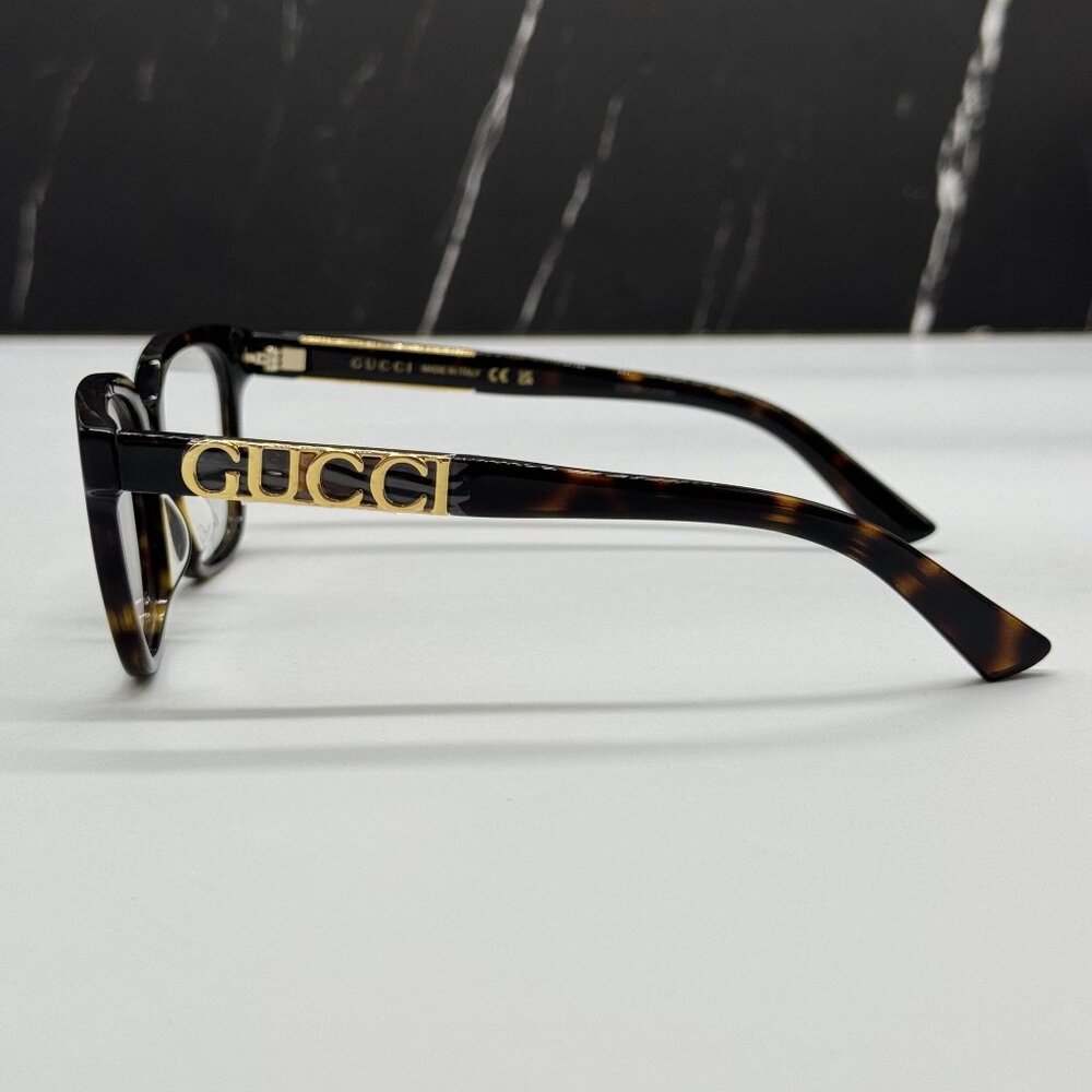 NEW GUCCI GG1192O 002 HAVANA WOMEN EYEGLASSES GUCCI - Picture 6 of 10